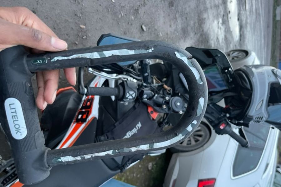 LITELOK X1 Saves £7000 KTM Motorcycle in Scunthorpe #100