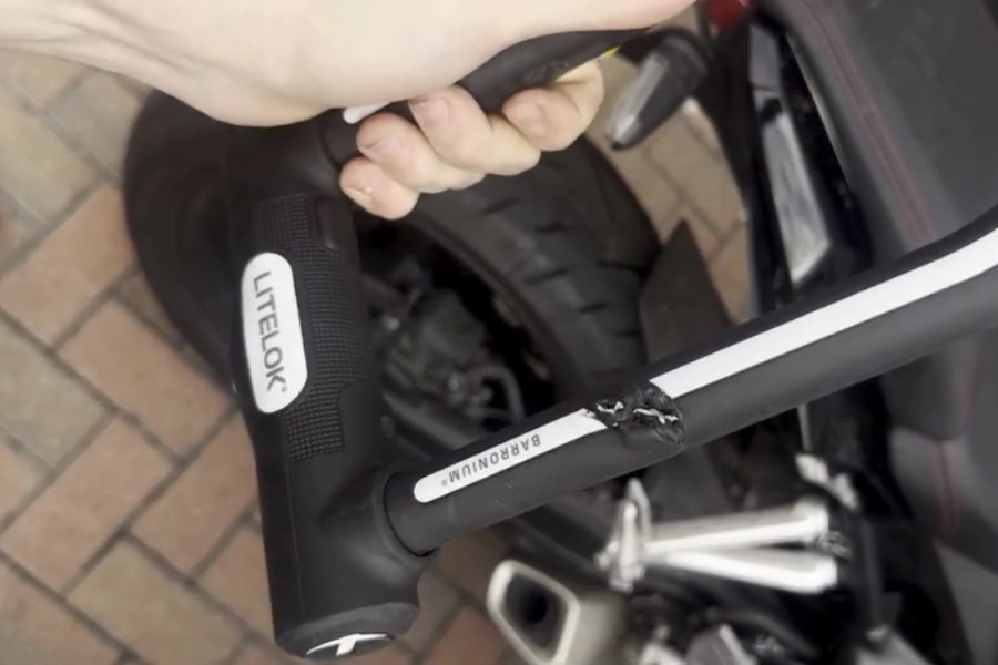 LITELOK X1 Saves Motorcycle in Hackney #102