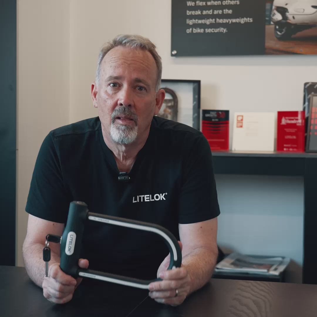 LITELOK X1 - Armored U-Lock For Bikes & eBikes